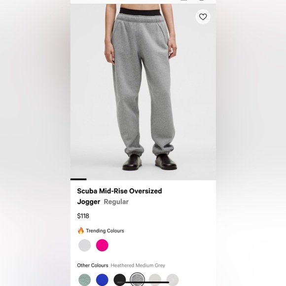 NWT - Lululemon Scuba Mid-Rise Oversized - Picture 10 of 16